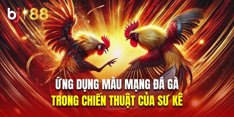 Ứng dụng màu mạng đá gà trong chiến thuật của sư kê